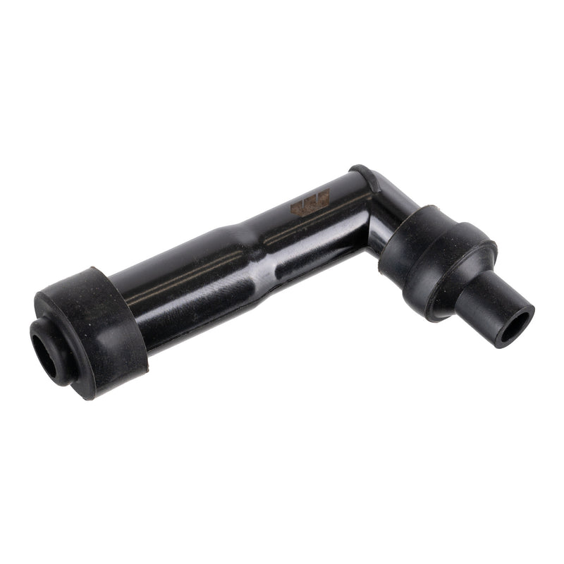 Load image into Gallery viewer, Whites Spark Plug Cap (Replaces XZ05F) Long Right Angle - Black
