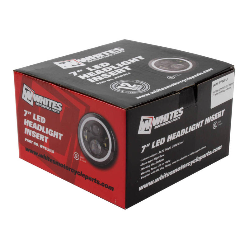 Load image into Gallery viewer, Whites LED Headlight Insert 7 with H4 Plug , E-mark
