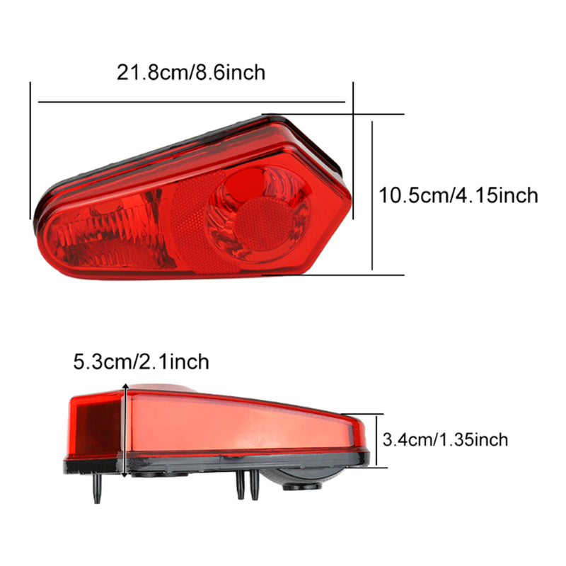 Load image into Gallery viewer, Whites Tail Light Lens Only Polaris
