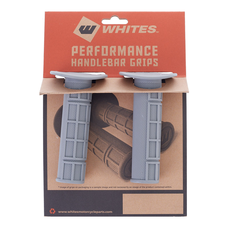 Load image into Gallery viewer, Whites MX Half Waffle Grip - Grey
