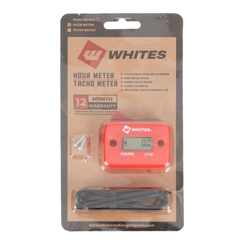 Load image into Gallery viewer, Whites Hour Meter - Red
