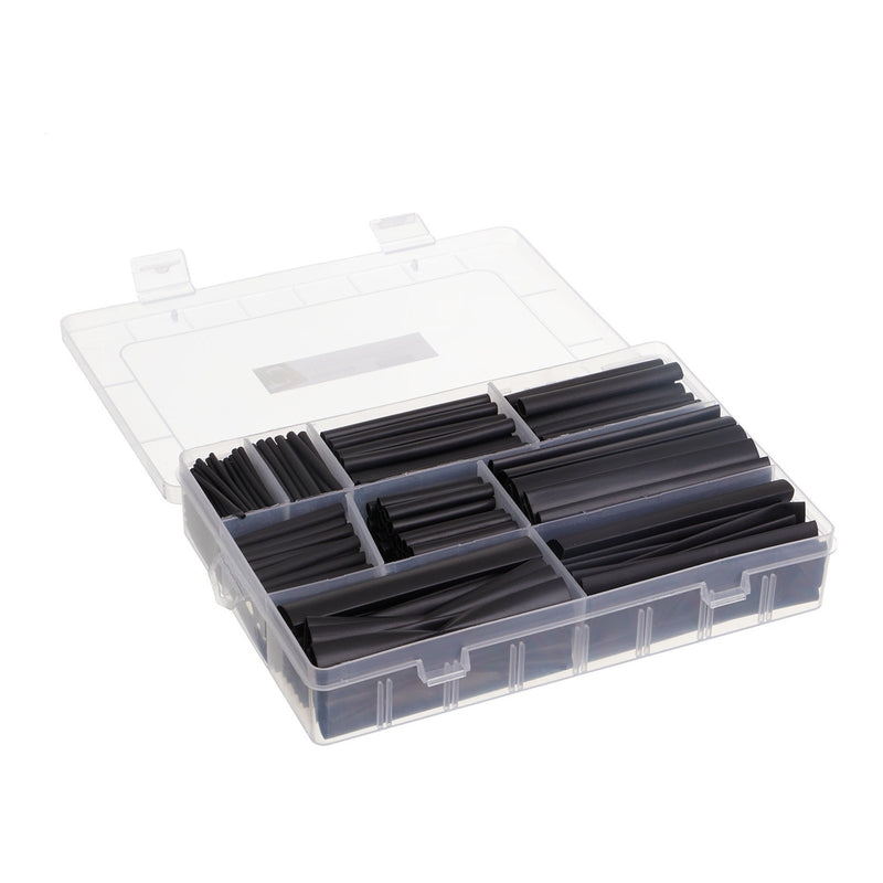 Load image into Gallery viewer, WHITES HEAT SHRINK KIT BLACK 385 PC KIT
