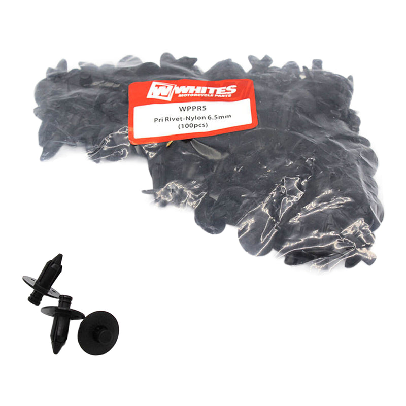 Load image into Gallery viewer, Whites Nylon Pry Rivets - 6.5mm (100 Pack)
