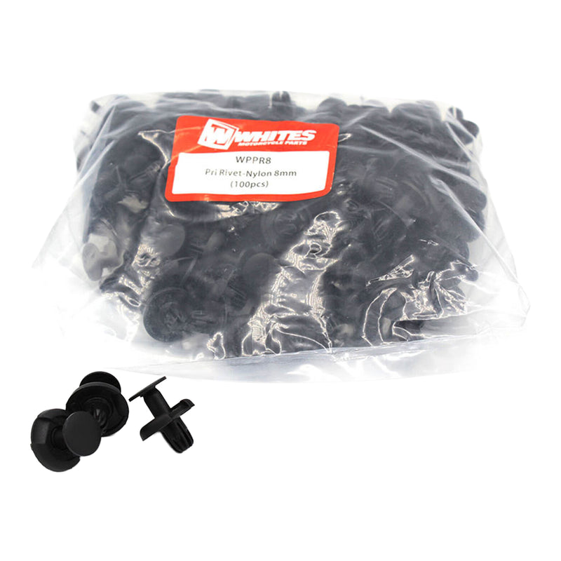 Load image into Gallery viewer, Whites Nylon Pry Rivets - 8mm (100 Pack)
