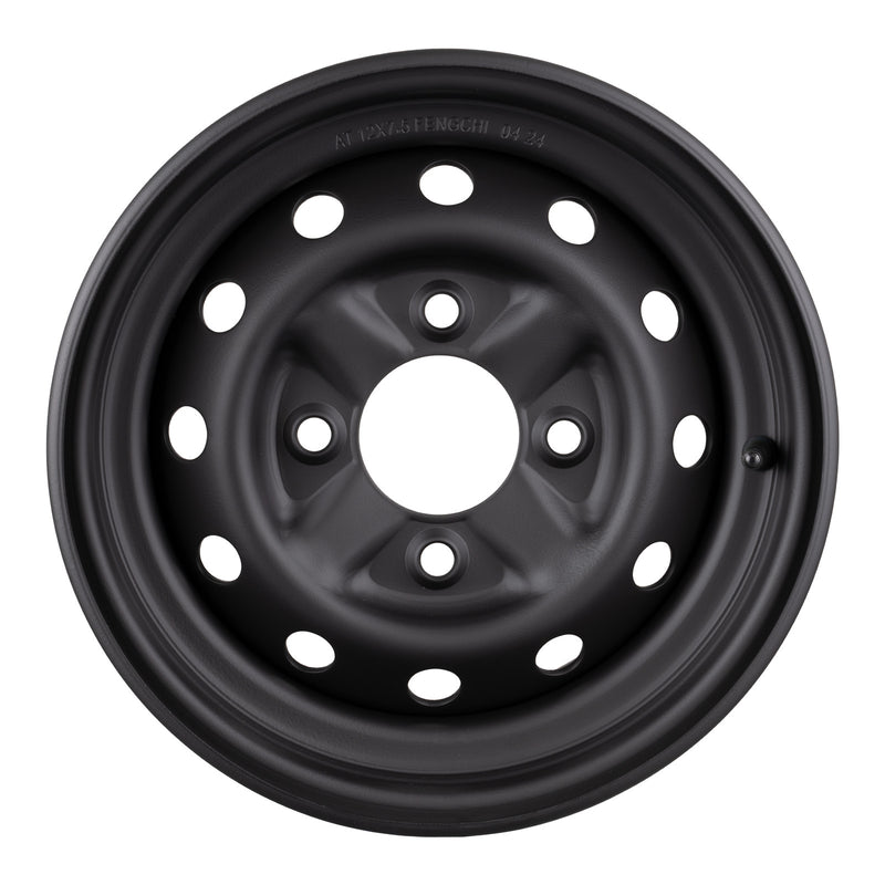 Load image into Gallery viewer, Whites ATV/UTV Steel Rim 12x7.5 CF-Moto Rear 4/110 +46.5 - Black
