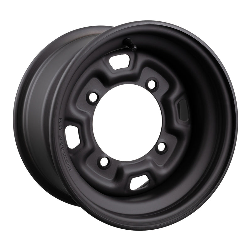 Load image into Gallery viewer, Whites ATV/UTV Steel Rim 12x7 Polaris Front &amp; Rear 4/156 +12.7 - Black
