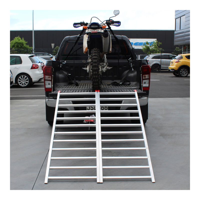 Load image into Gallery viewer, Whites Alloy ATV Folding Ramp 182x114cm - 680kg Rated
