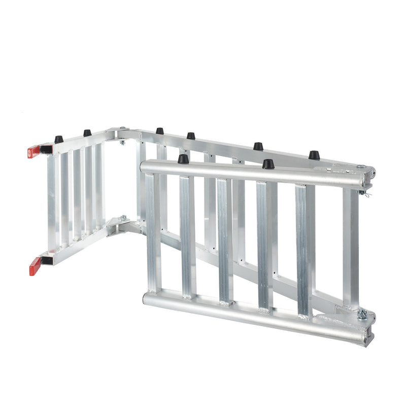 Load image into Gallery viewer, Whites Alloy Tailgate Ramp Folding 222x35cm - 318kg Rated
