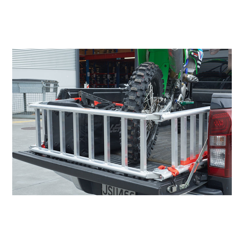 Load image into Gallery viewer, Whites Alloy Tailgate Ramp Folding 222x35cm - 318kg Rated
