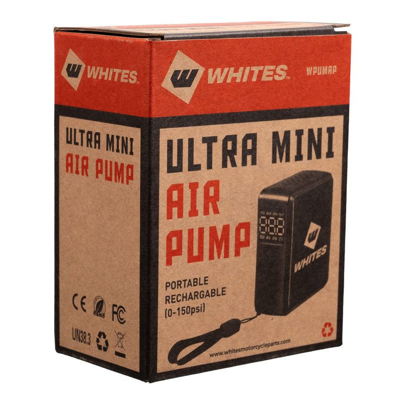 Load image into Gallery viewer, Whites Ultra Mini Air Pump - Portable Rechargable Tyre Pump (0-150psi)
