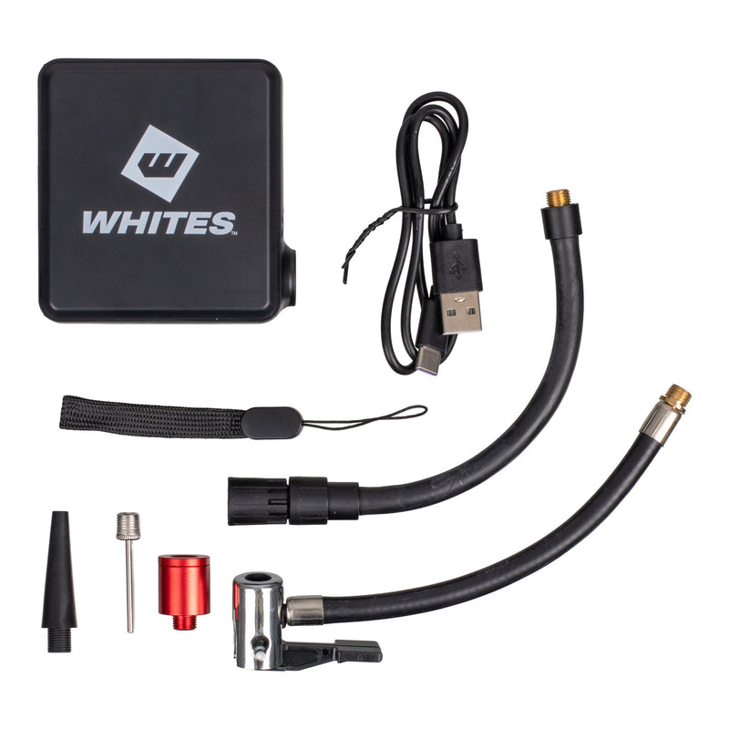 Load image into Gallery viewer, Whites Ultra Mini Air Pump - Portable Rechargable Tyre Pump (0-150psi)
