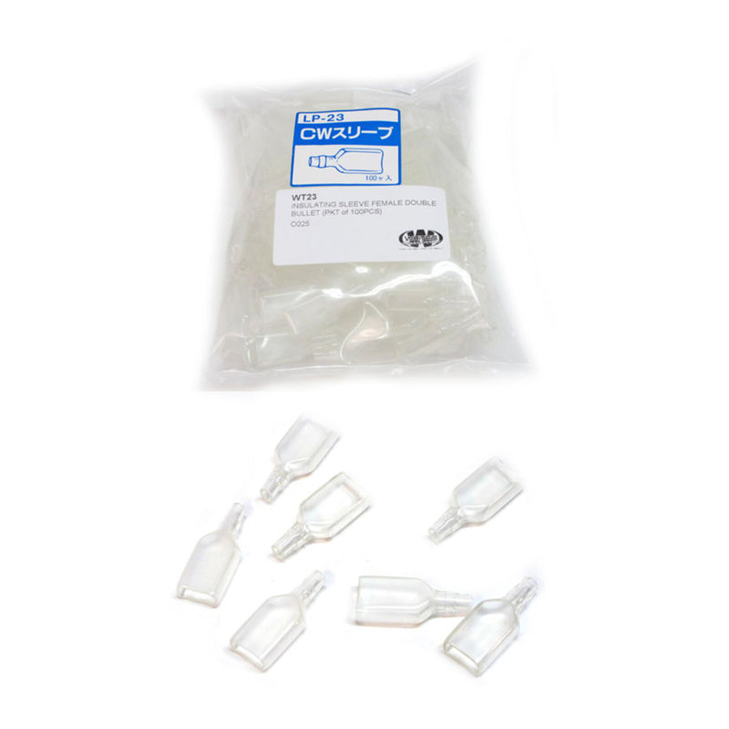 Load image into Gallery viewer, INSULATING SLEEVE FEMALE DOUBLE BULLET (PKT of 100PCS)
