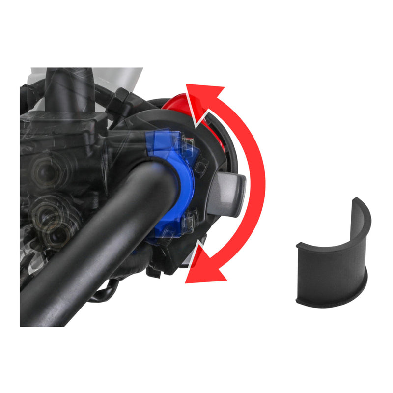 Load image into Gallery viewer, Zeta Rotating Bar Clamp Clutch - Black
