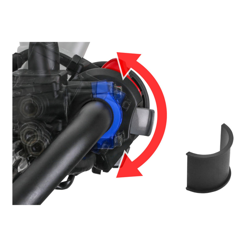 Load image into Gallery viewer, Zeta Rotating Bar Clamp Clutch - Blue
