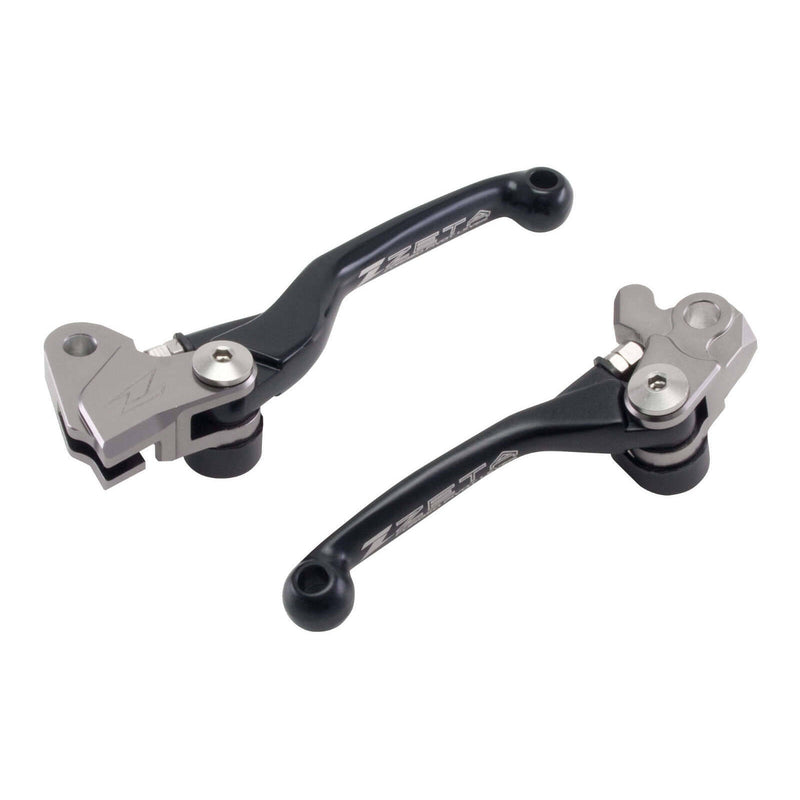 Load image into Gallery viewer, Zeta Pivot Lever Set FP - Kawasaki KX250F/ 450F '05-'12 - Black
