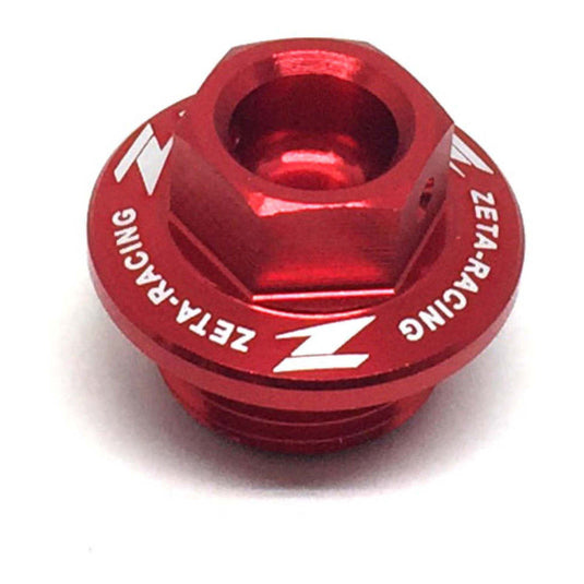 Zeta Oil Filler Plug Kawasaki KX250 '05-07, KX250/F, 450/F '04- Red