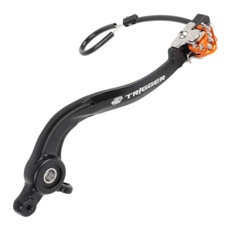 Load image into Gallery viewer, Zeta Trigger Brake Pedal KTM SX '16- Orange W/BEARING

