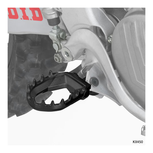 Zeta Max Foot Pegs KX – Black