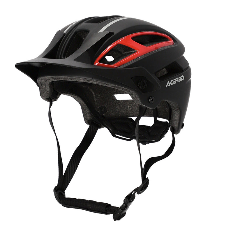 Load image into Gallery viewer, ACERBIS DoubleP MTB Helmet Black Red
