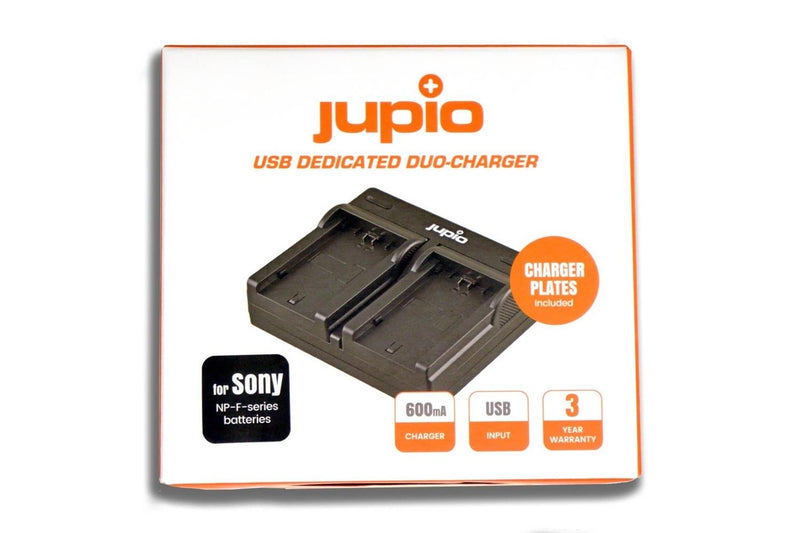 Load image into Gallery viewer, JUPIO SONY L SERIES DUAL BATTERY CHARGER USB
