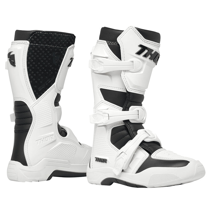 Load image into Gallery viewer, THOR BLITZ XR BOOTS YOUTH WH/BK

