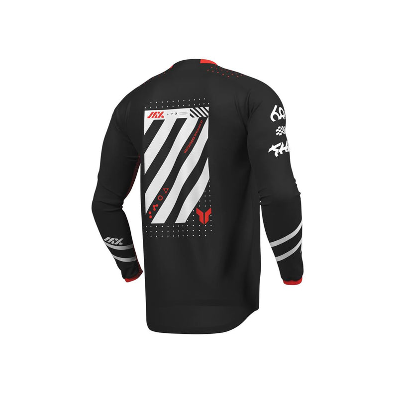 Load image into Gallery viewer, THOR YOUTH JERSEY LAUNCHMODE FUTURA BLACK/RED
