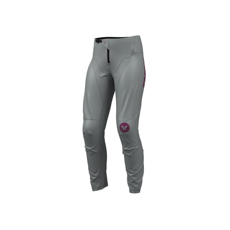 Load image into Gallery viewer, THOR MX PANT WOMENS RIDEMODE MENACE PUR/GRAY
