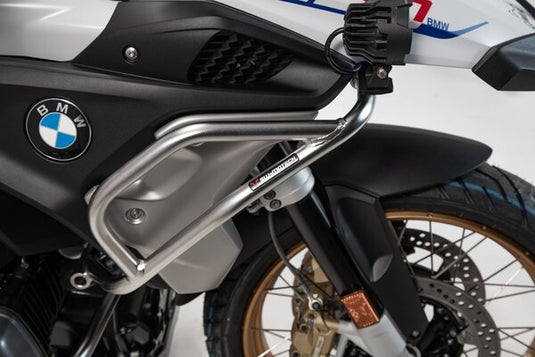 CRASH BARS SW MOTECH UPPER SILVER BMW R1200GS 16-18 R1200GS LC 16-18 R1250GS 18-ON