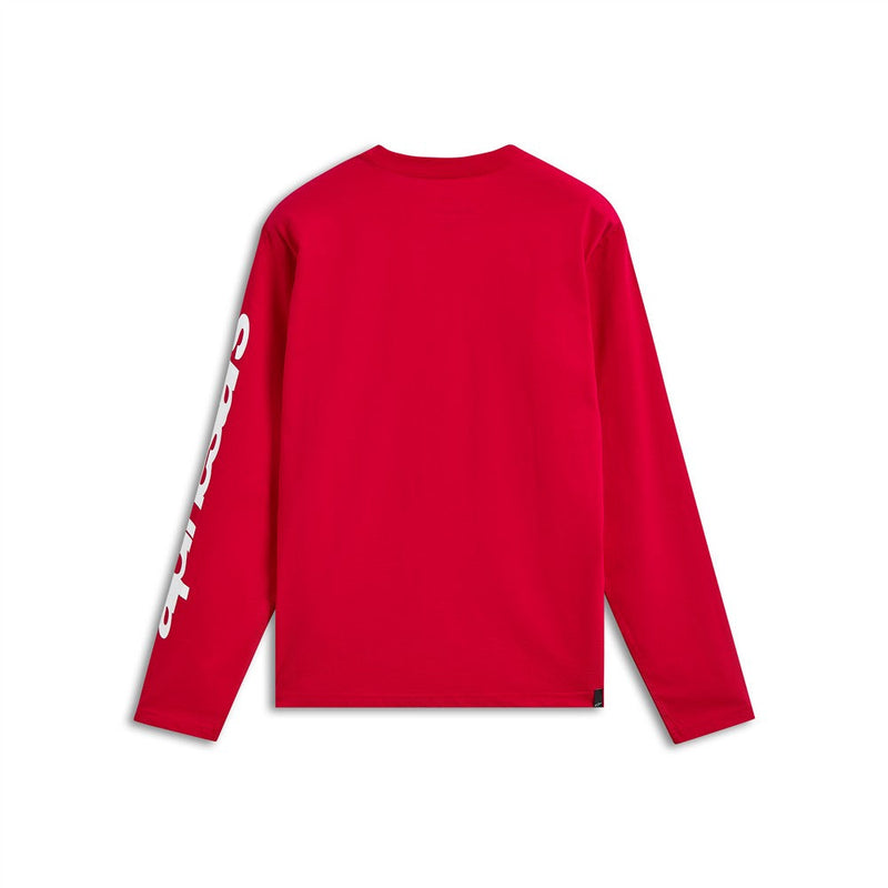 Load image into Gallery viewer, Alpinestars Trackside Long Sleeve CSF Tee Red/White
