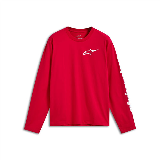 Alpinestars Trackside Long Sleeve CSF Tee Red/White