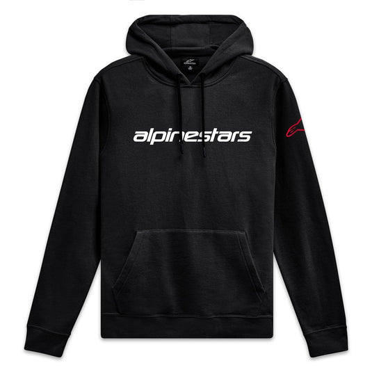 Alpinestars Linear Wordmark Hoodie v3 Black/White/Red