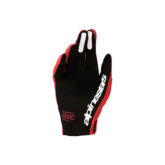 Alpinestars Supertech MX Gloves Fire Red/Black/White