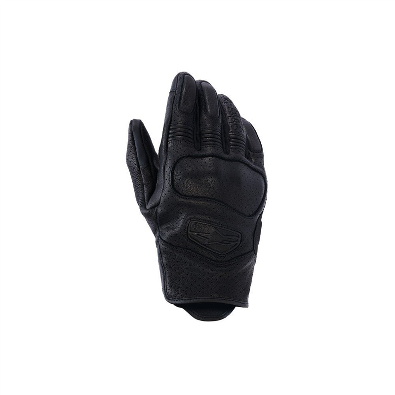 Load image into Gallery viewer, Alpinestars Mustang v3 Leather Gloves Black/Black
