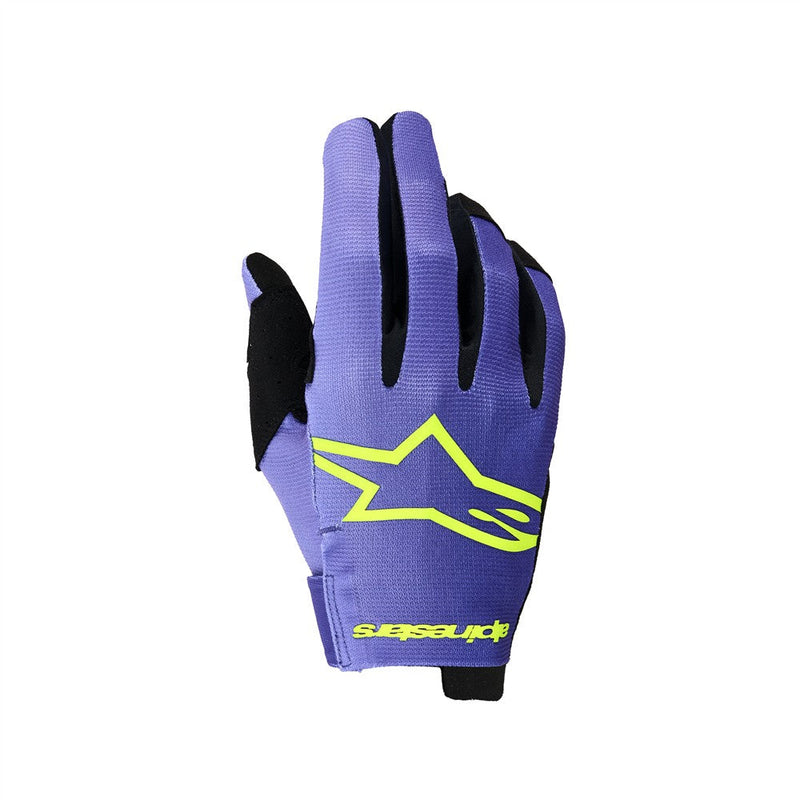 Load image into Gallery viewer, Alpinestars Radar Gloves Purple/Yellow Fluoro

