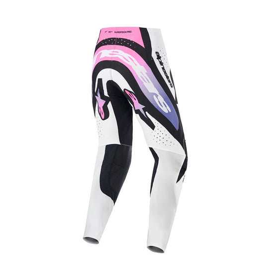 Alpinestars Supertech Pro Vista Pants White/Purple/Black