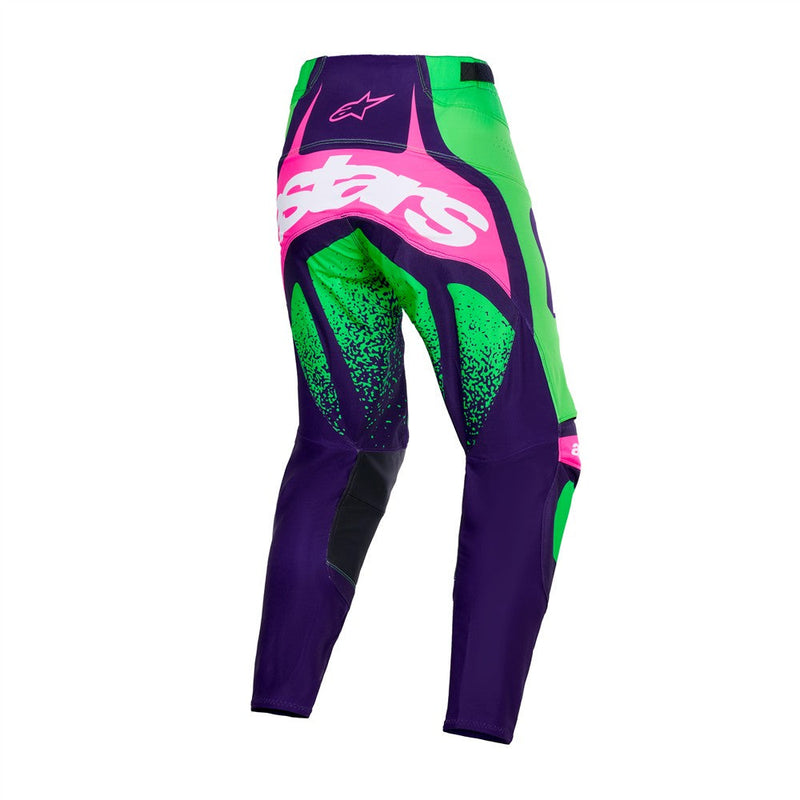 Load image into Gallery viewer, Alpinestars Techstar Nomur Pants Deep Purple/Green/Pink Fluoro
