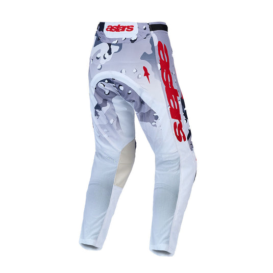 Alpinestars Racer Air Lone Pants Gray Camo/White/Fire Red