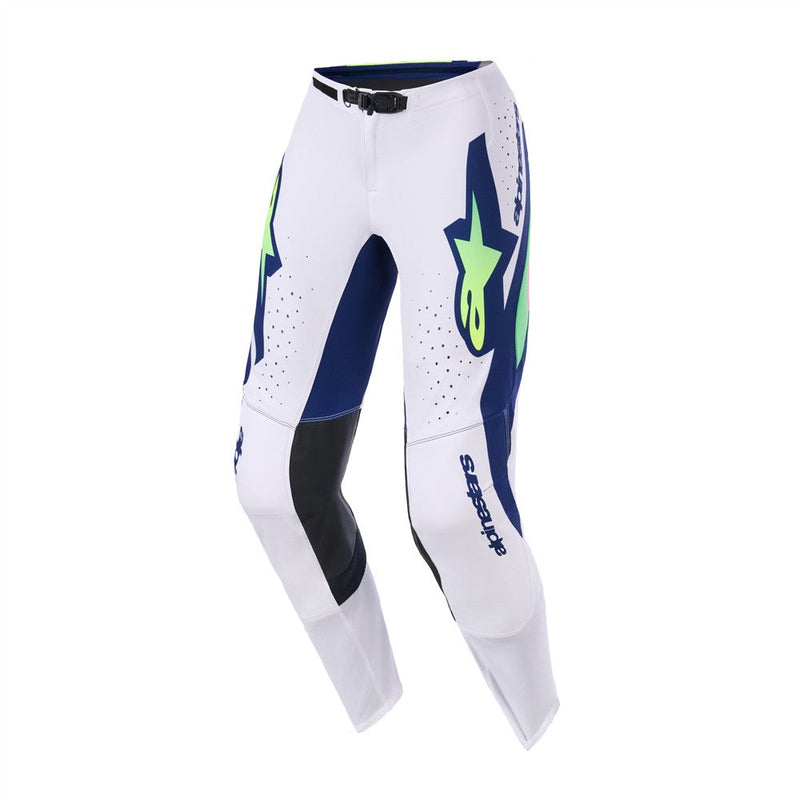 Load image into Gallery viewer, Alpinestars Supertech Vista Pants Light Gray/Yellow Fluoro/Blue
