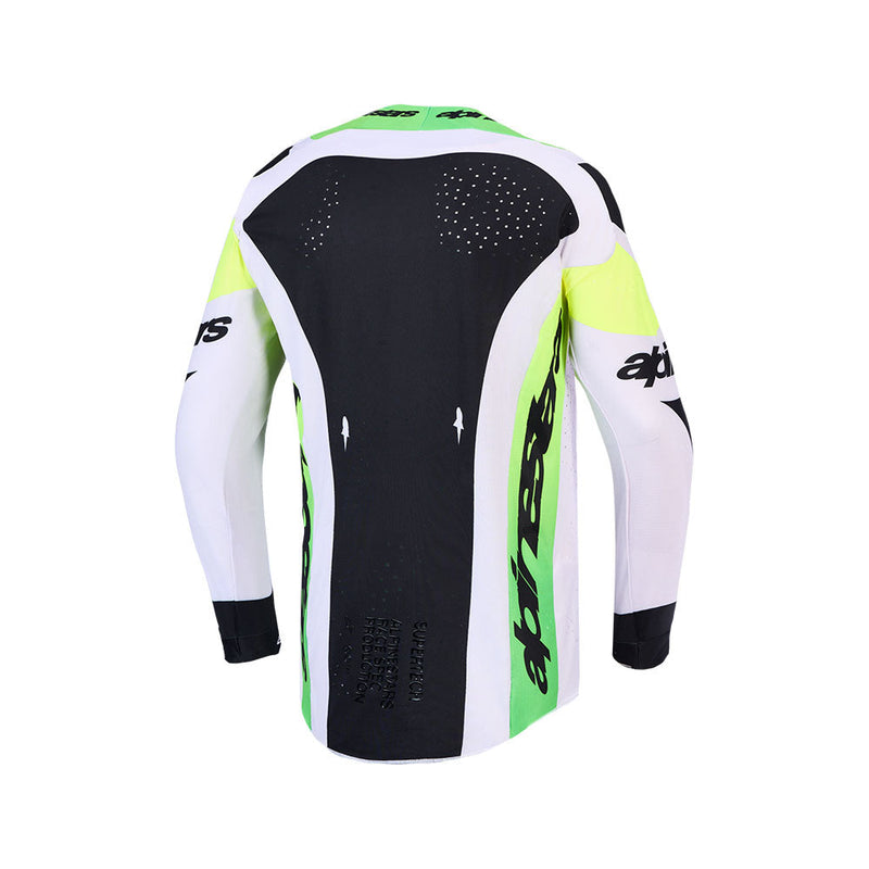 Load image into Gallery viewer, Alpinestars Supertech Dyna Jersey Light Lilac/Green Fluoro/Black
