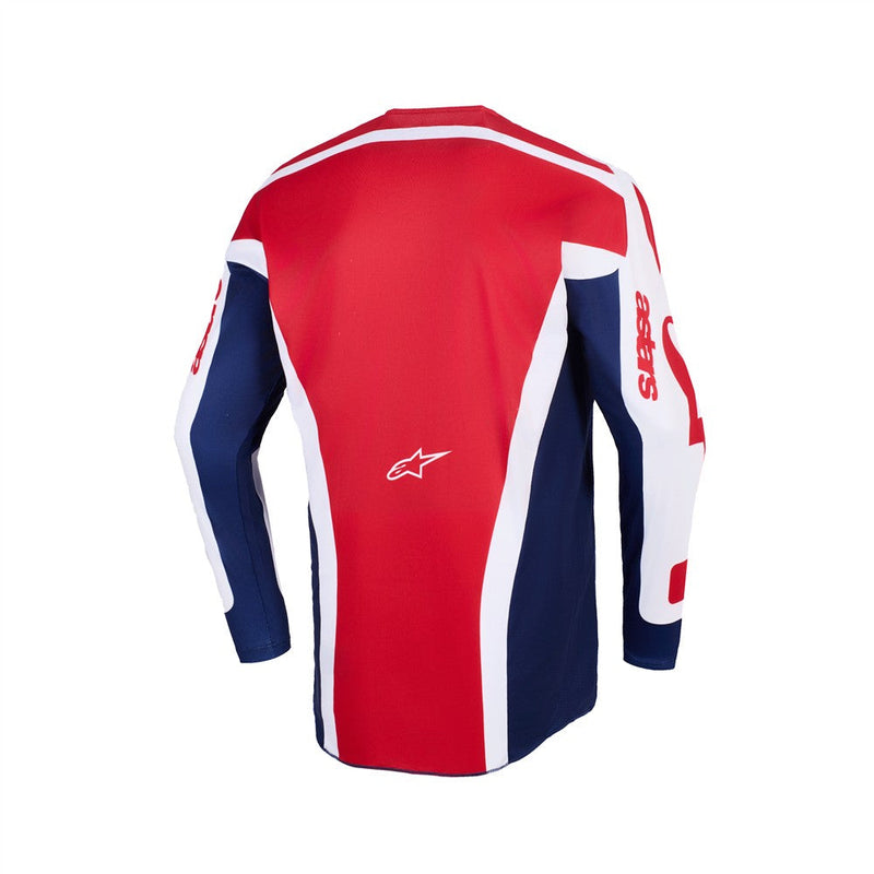 Load image into Gallery viewer, Alpinestars Racer Riway Jersey White/Blue/Red
