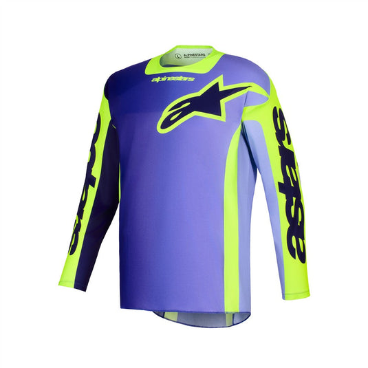 Alpinestars Racer Portl Jersey Purple/Yellow Fluoro