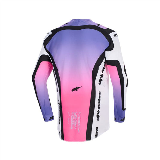 Alpinestars Supertech Pro Vista Jersey White/Purple/Black