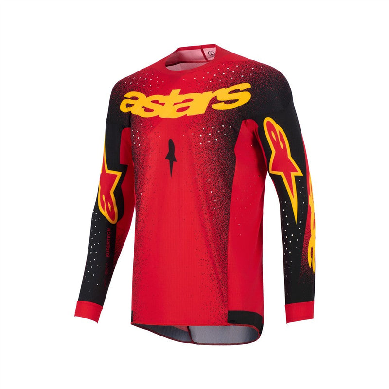 Load image into Gallery viewer, Alpinestars Supertech Scenz Jersey Red/Black/Yellow
