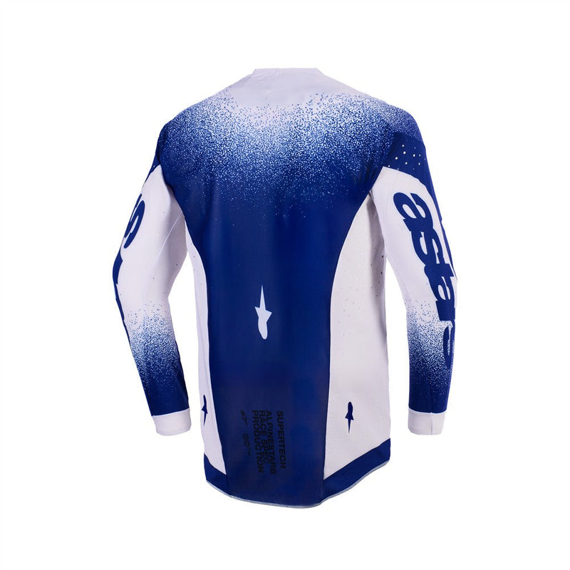 Load image into Gallery viewer, Alpinestars Supertech Scenz Jersey Light Gray/Dark Blue
