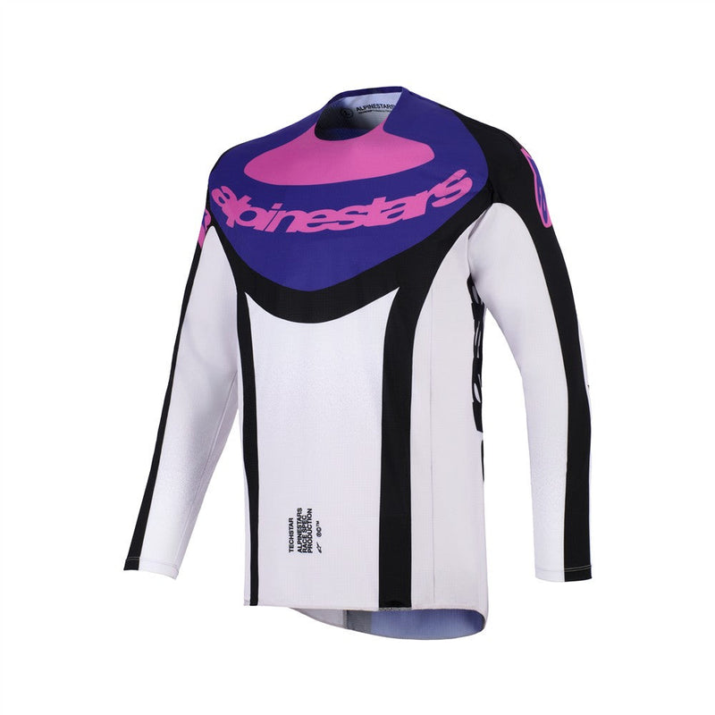 Load image into Gallery viewer, Alpinestars Techstar Knif Jersey Black/Light Gray/Purple
