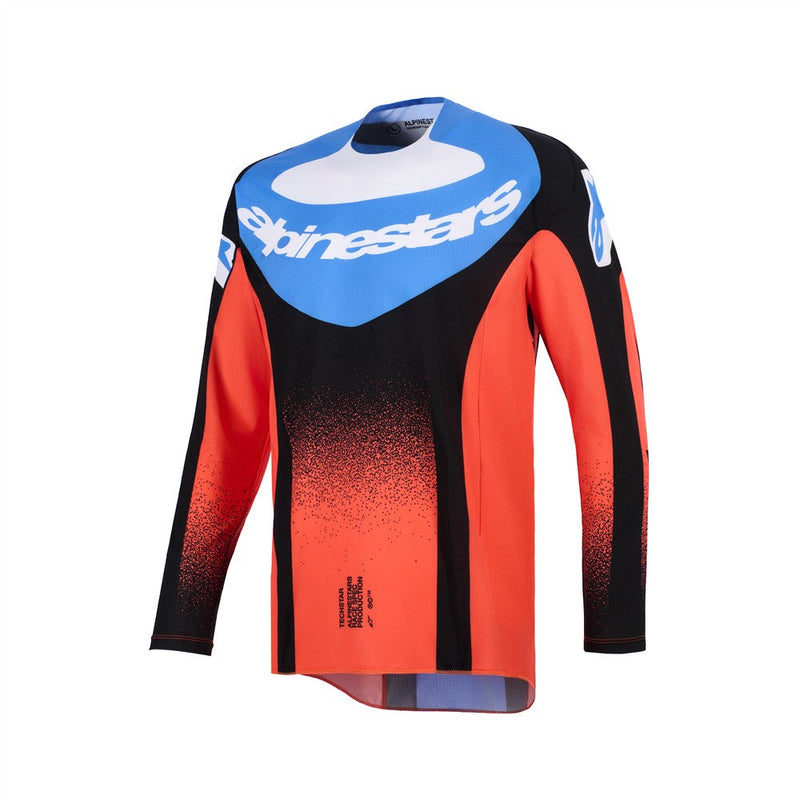 Load image into Gallery viewer, Alpinestars Techstar Knif Jersey Orange/Black/UCLA Blue
