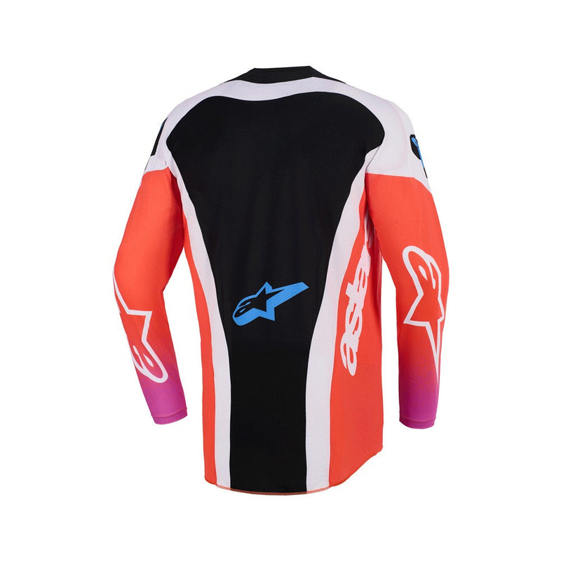 Load image into Gallery viewer, Alpinestars Techstar Knif Jersey Light Gray/Orange Fluoro/Black
