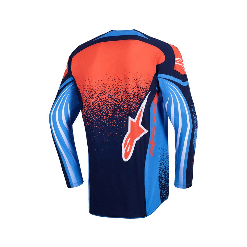 Load image into Gallery viewer, Alpinestars Techstar Nomur Jersey Dark Navy/Orange/UCA Blue
