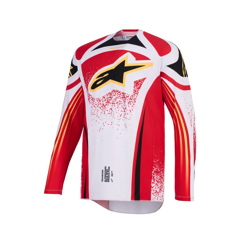 Load image into Gallery viewer, Alpinestars Techstar Nomur Jersey Light Gray/Red/Black
