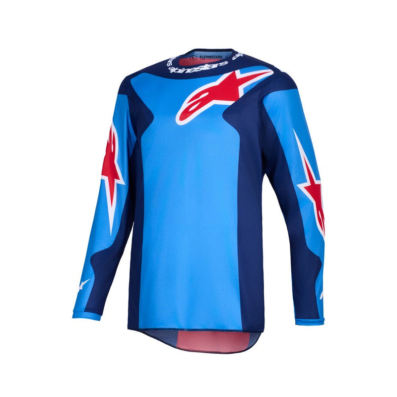 Load image into Gallery viewer, Alpinestars Fluid Grid Jersey Blue/Red
